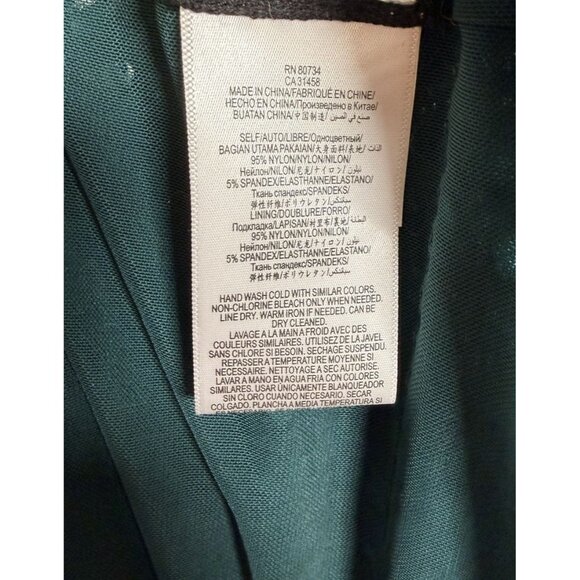 BCBGMAXAZRIA All Over Sequin Gown Jade Green Showgirl Maxi Dress Formal Stretch - Picture 7 of 12